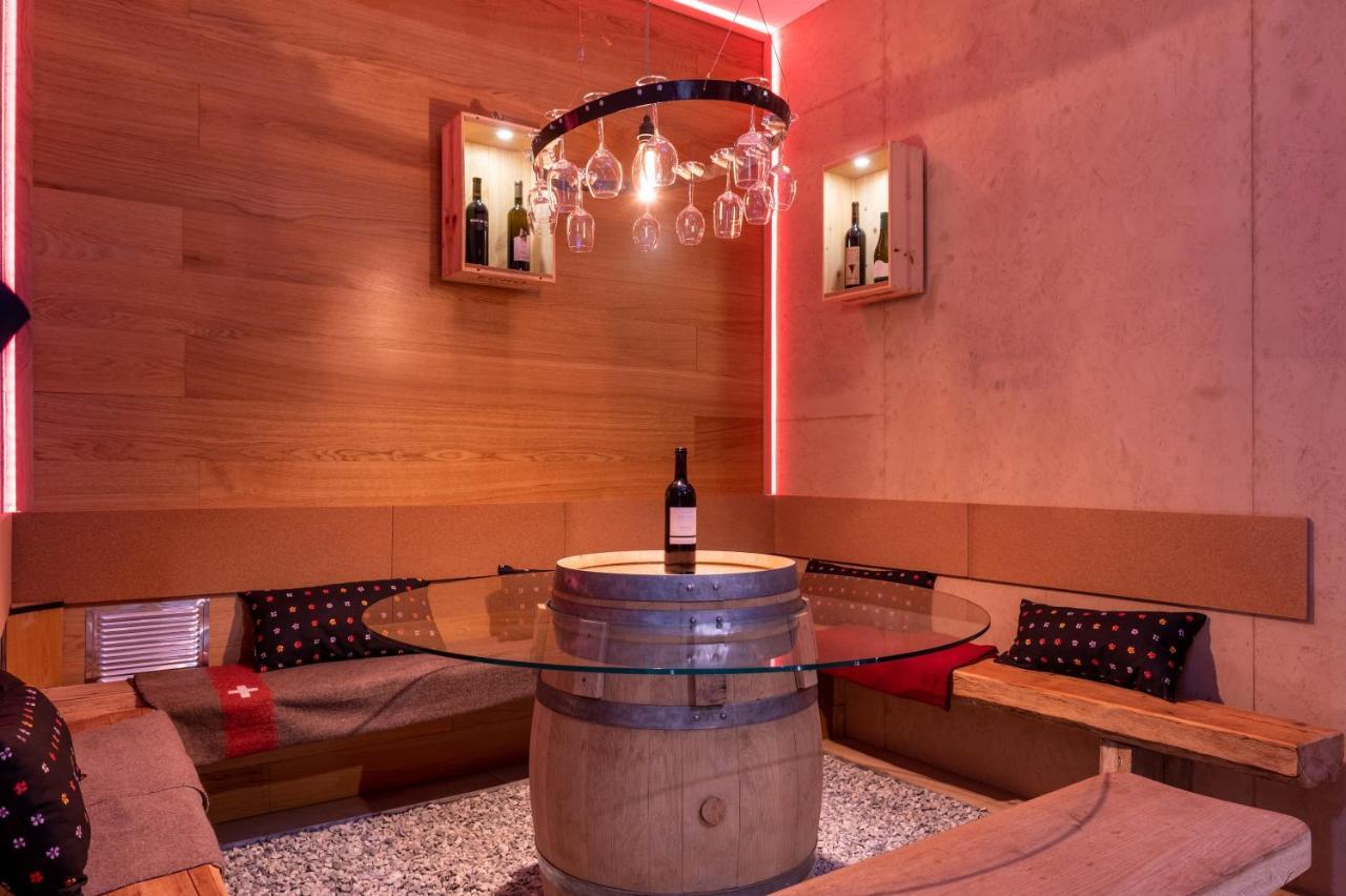 Chalet Diognysos B&B, Boutique Hotel & Wellness Crans-Montana Exteriér fotografie