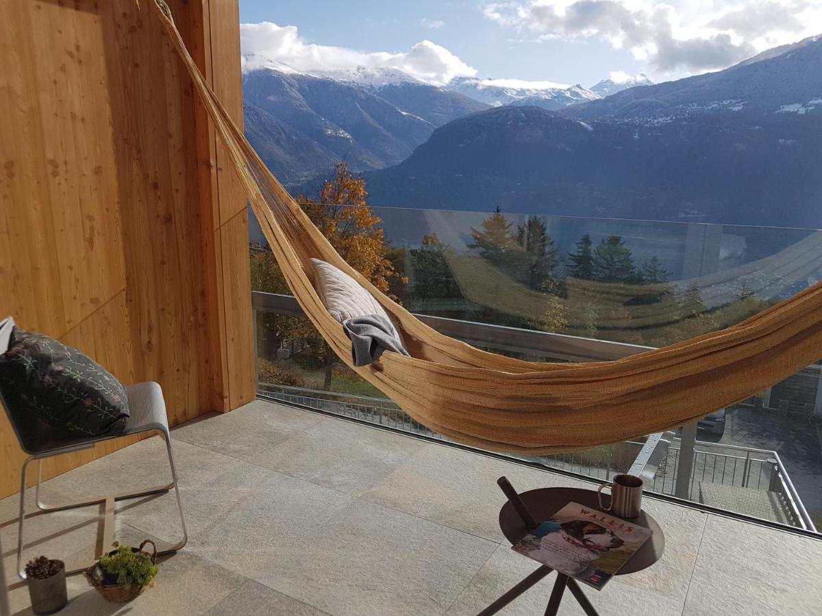 Chalet Diognysos B&B, Boutique Hotel & Wellness Crans-Montana Exteriér fotografie
